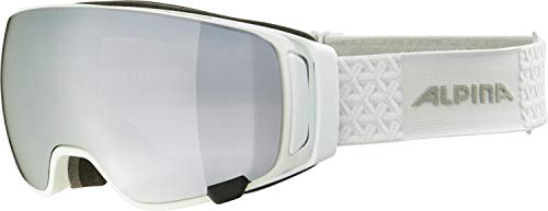 ALPINA Unisex - Erwachsene, DOUBLE JACK MAG Q Skibrille, white, One Size ALPINA Unisex - Erwachsene, DOUBLE JACK MAG Q Skibrille, white, One Size von ALPINA