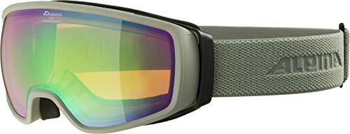 ALPINA DOUBLE JACK Q-LITE - Verspiegelte, Kontrastverstärkende OTG Skibrille Mit 100% UV-Schutz Für Erwachsene, moongrey, One Size ALPINA DOUBLE JACK Q-LITE - Verspiegelte, Kontrastverstärkende OTG Skibrille Mit 100% UV-Schutz Für Erwachsene, moongrey, One Size von ALPINA