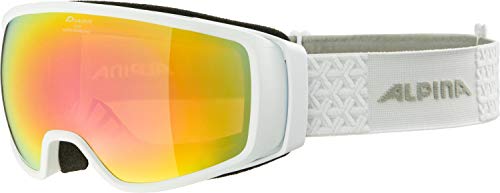 ALPINA DOUBLE JACK Q-LITE - Verspiegelte, Kontrastverstärkende OTG Skibrille Mit 100% UV-Schutz Für Erwachsene, white, One Size ALPINA DOUBLE JACK Q-LITE - Verspiegelte, Kontrastverstärkende OTG Skibrille Mit 100% UV-Schutz Für Erwachsene, white, One Size von ALPINA