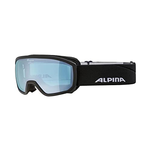 ALPINA SCARABEO JR. Q-LITE - Verspiegelte, Kontrastverstärkende OTG Skibrille Mit 100% UV-Schutz Für Kinder, black-blue, One Size ALPINA SCARABEO JR. Q-LITE - Verspiegelte, Kontrastverstärkende OTG Skibrille Mit 100% UV-Schutz Für Kinder, black-blue, One Size von ALPINA