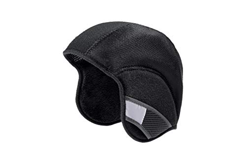 ALPINA WINTER CAP KIDS - Atmungsaktive, Microfaser Fleece Unterziehmützepassend für XIMO, XIMO FLASH & XIMO LE Für Kinder, black, XS von ALPINA