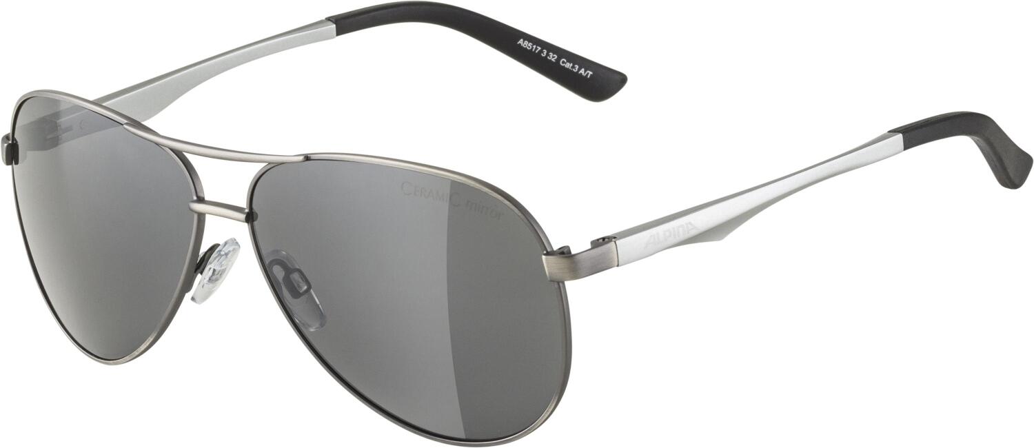 Alpina A 107 Sonnenbrille (332 titanium matt, Ceramic, Scheibe: black mirror (S3)) von Alpina