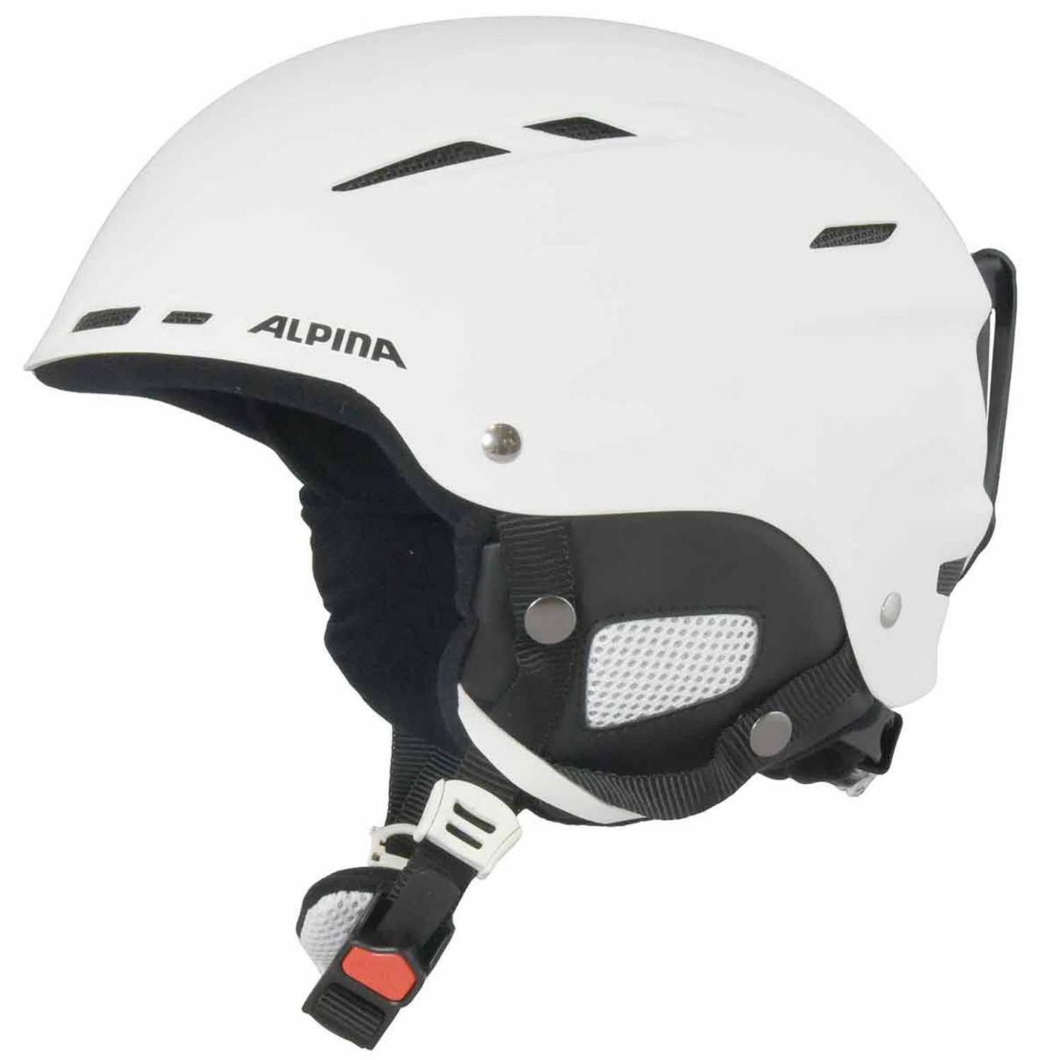 Alpina BIOM Skihelm (54-58 cm, 10 weiß matt) von Alpina