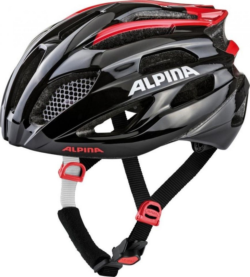 Alpina Fahrradhelm Alpina Helm Fedaia black-red Gr. 53-58 cm von Alpina