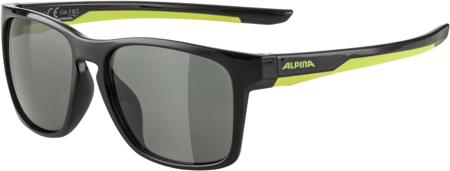 Alpina Flexxy Cool Kids I Sonnenbrille (432 black/neon, Ceramic, Scheibe: black (S3)) von Alpina