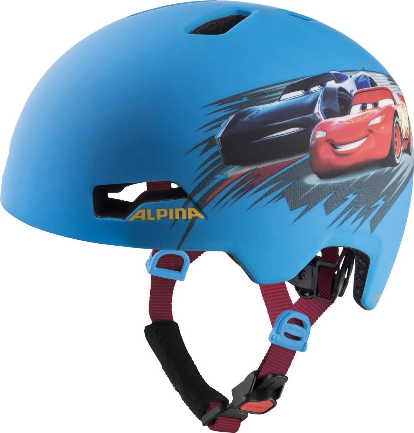 Alpina Hackney Disney Fahrradhelm (47-51 cm, 60 Cars) von Alpina