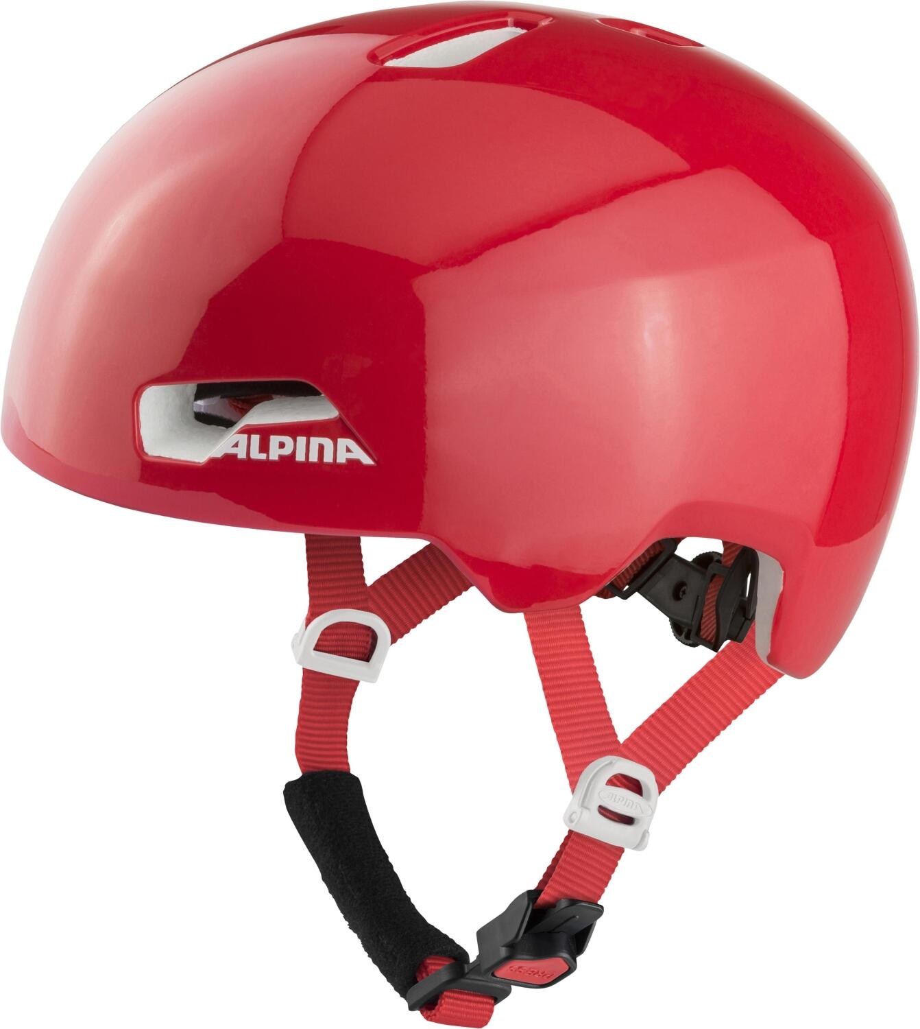 Alpina Hackney Fahrradhelm (47-51 cm, 50 red gloss) von Alpina