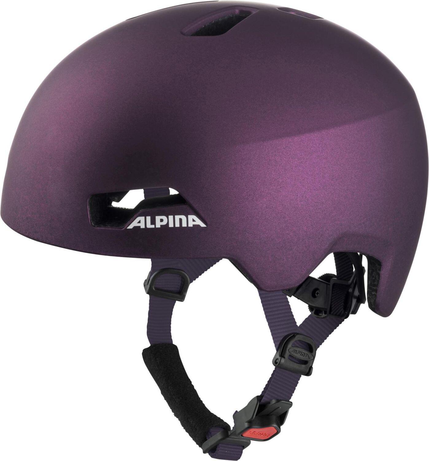 Alpina Hackney Fahrradhelm (47-51 cm, 61 dark violett) von Alpina
