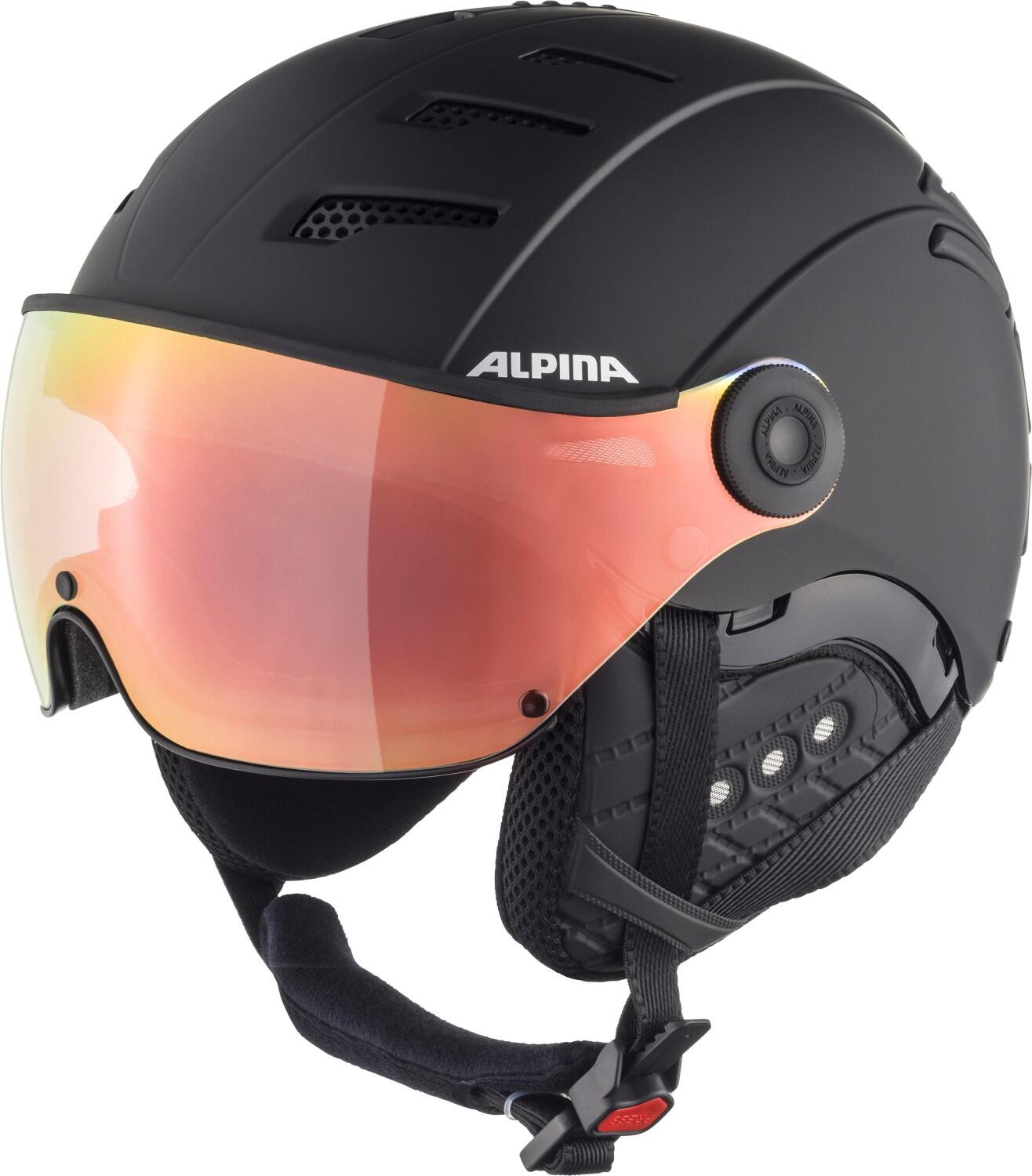 Alpina Jump 2.0 HM Visier Skihelm (59-61 cm, 30 black matt) von Alpina