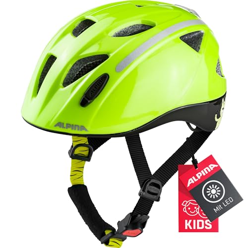 ALPINA XIMO Flash - Beleuchteter, Reflektierender, Leichter & Anpassbarer LED Fahrradhelm Für Kinder, be Visible reflectiv, 45-49 cm ALPINA XIMO Flash - Beleuchteter, Reflektierender, Leichter & Anpassbarer LED Fahrradhelm Für Kinder, be Visible reflectiv, 45-49 cm von ALPINA