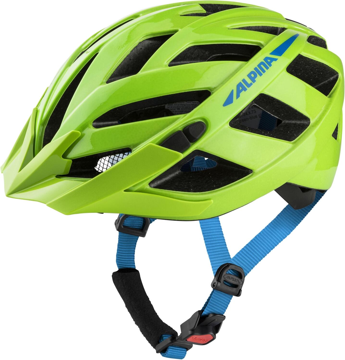 Alpina Panoma 2.0 Fahrradhelm (52-57 cm, 73 green/blue gloss) von Alpina