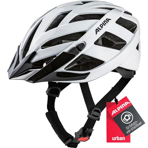 Alpina Unisex Fahrradhelm, White Gloss, 52-57 cm Alpina Unisex Fahrradhelm, White Gloss, 52-57 cm von ALPINA