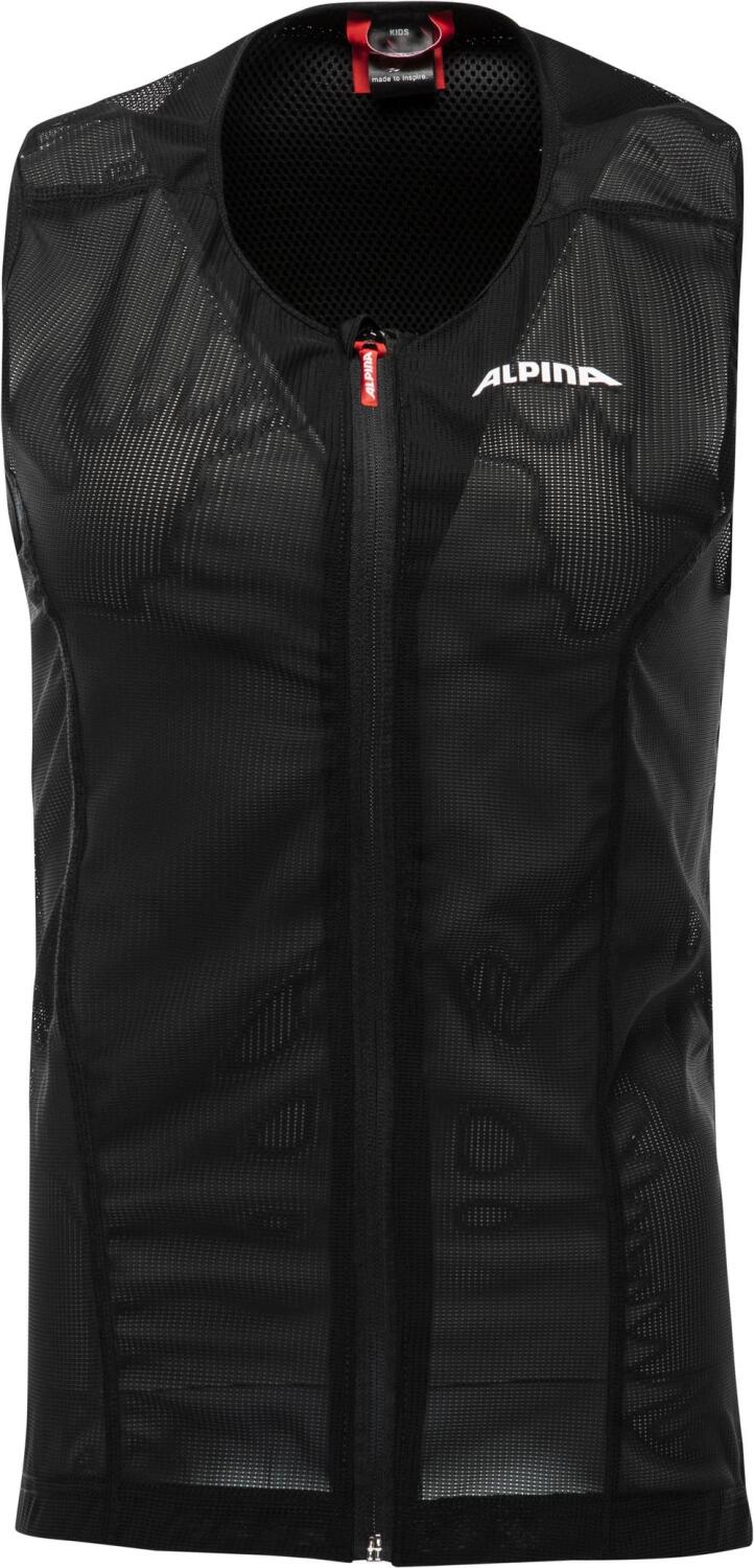 Alpina Proshield Kinder Vest Protektor (140 = Körpergröße ca. 140/146 cm, 30 black) von Alpina