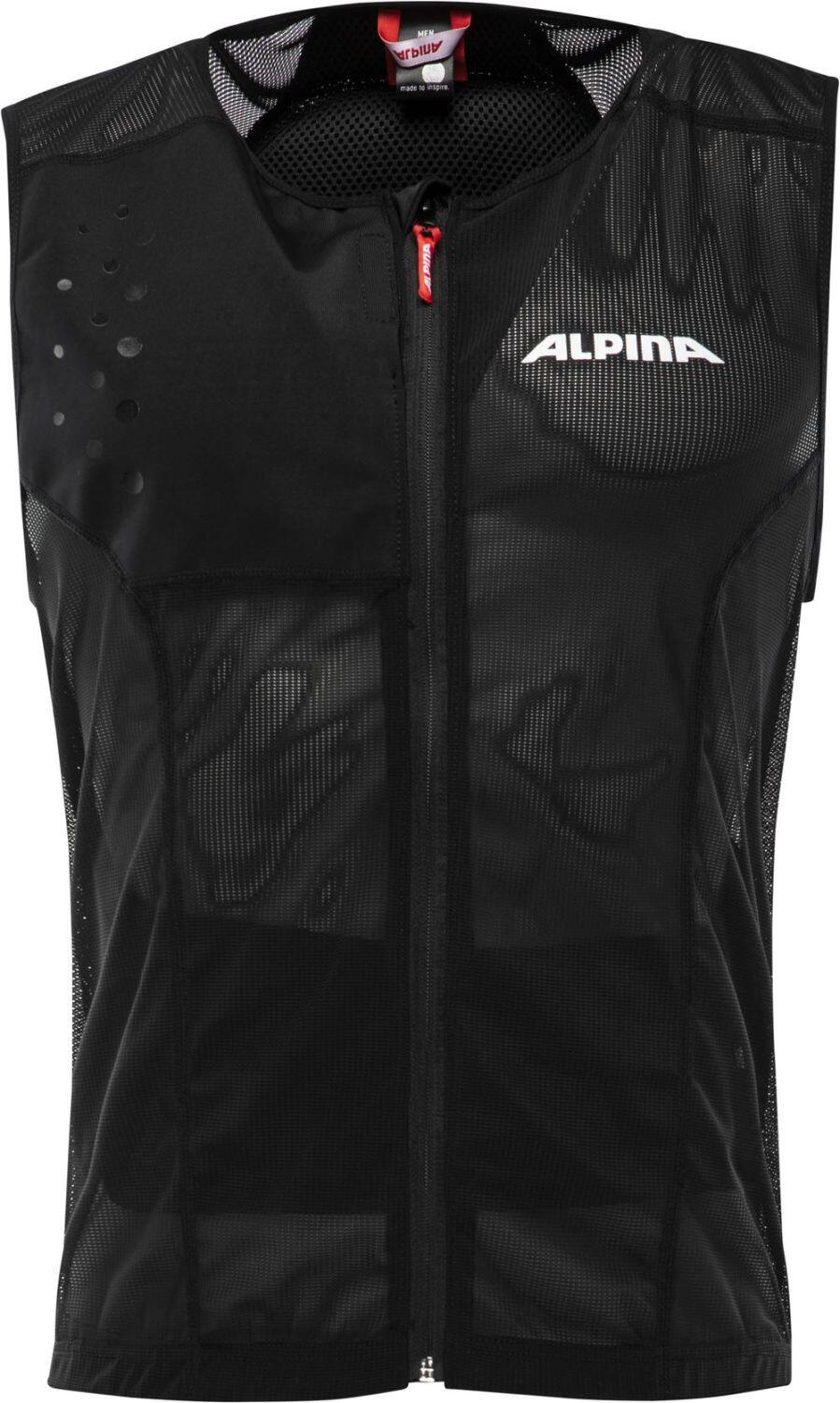 Alpina Proshield Men Vest Protektor (M = Körpergröße ca. 175-180 cm, 30 black) von Alpina