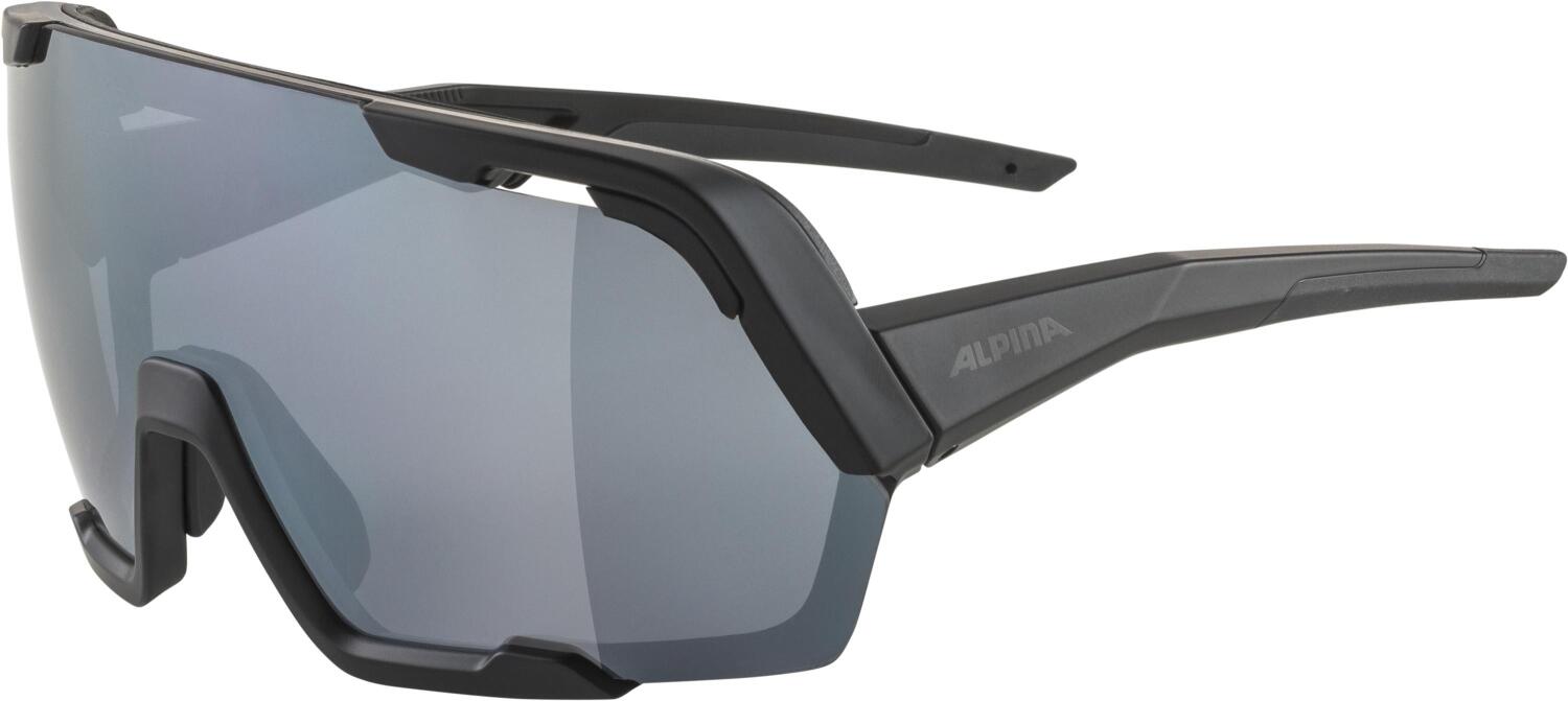 Alpina Rocket Bold Sportbrille (331 all black matt, Scheibe: black mirror (S3)) von Alpina