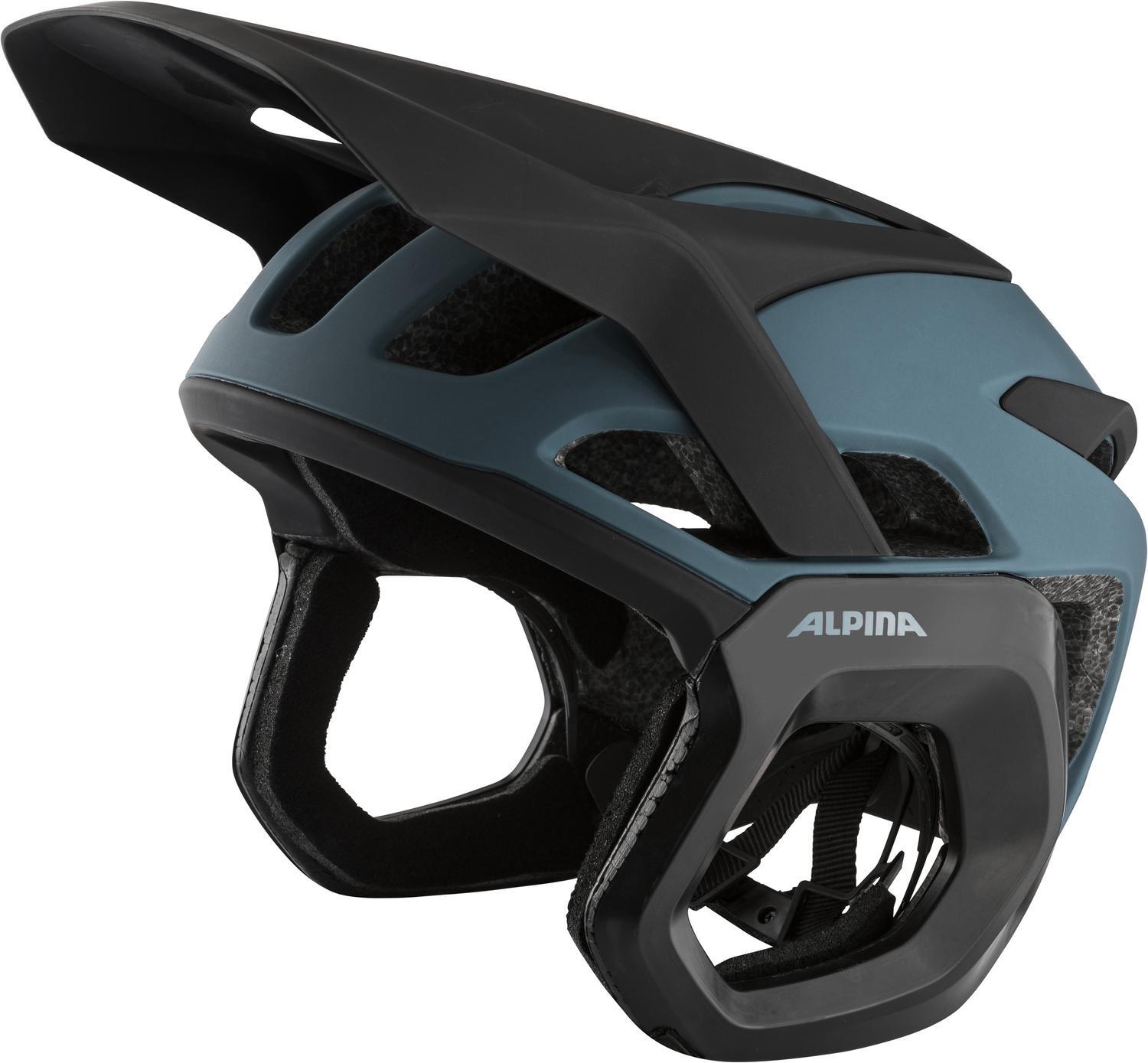 Alpina Rootage Evo Endurohelm (57-61 cm, 80 dirt blue matt) von Alpina