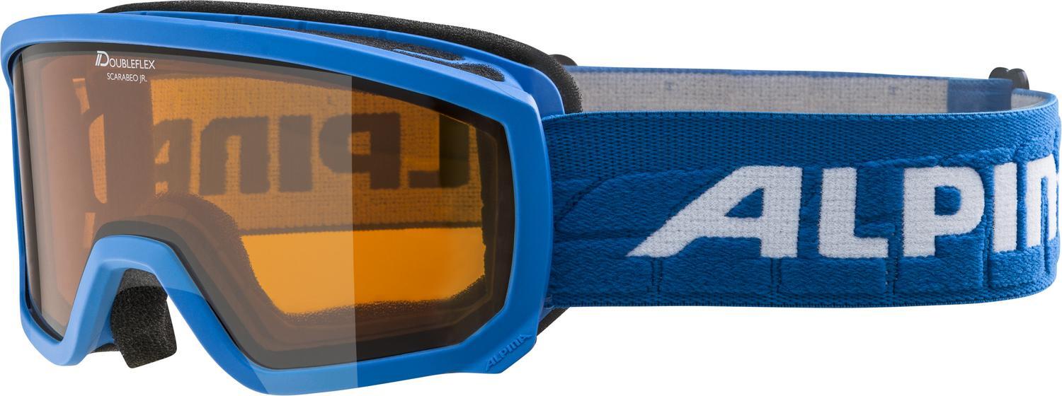 Alpina Scarabeo Junior Skibrille DH (181 lightblue matt, Scheibe: DOUBLEFLEX HICON (S2)) von Alpina