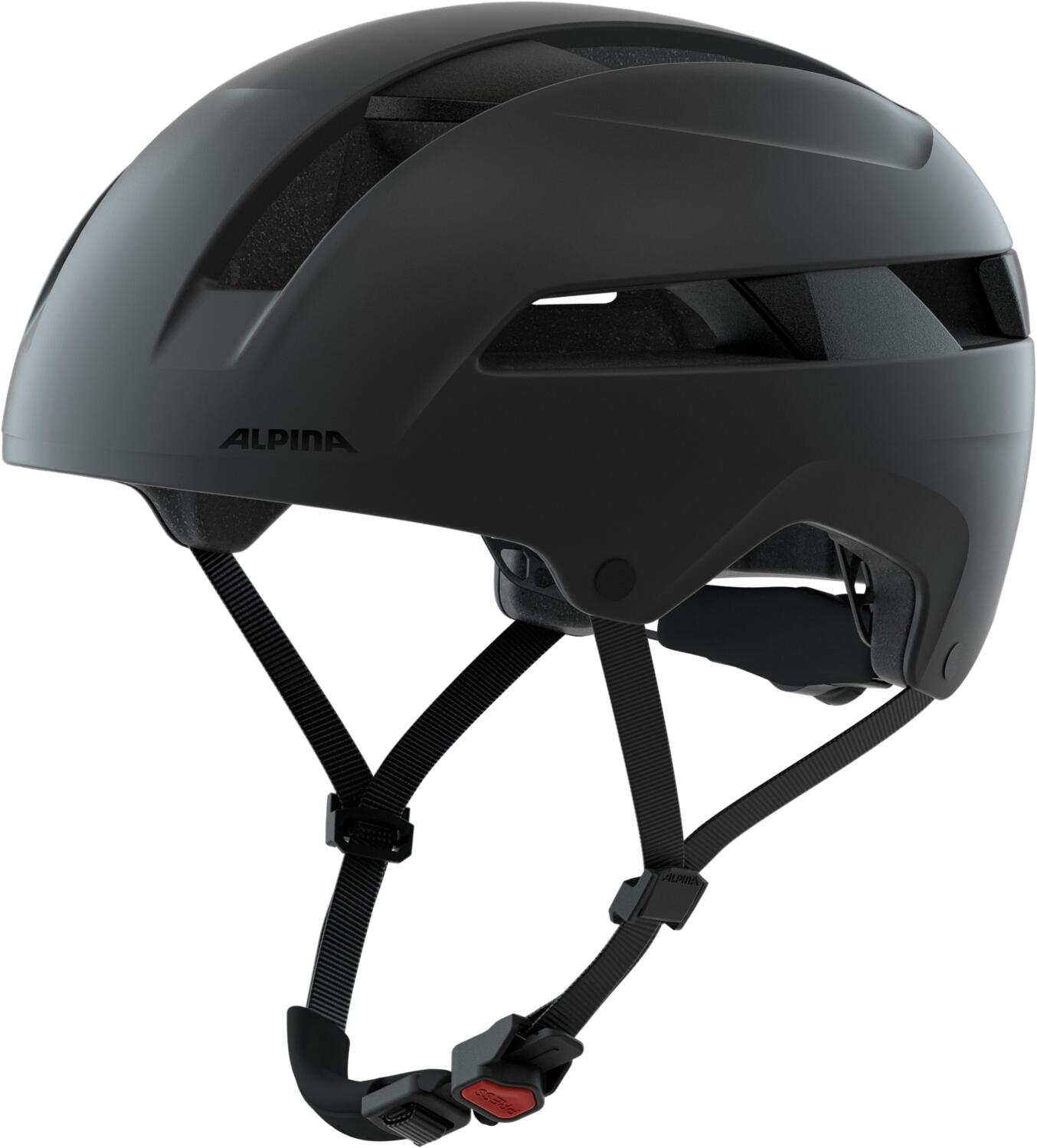 Alpina Soho City Fahrradhelm (55-59 cm, 30 black matt) von Alpina