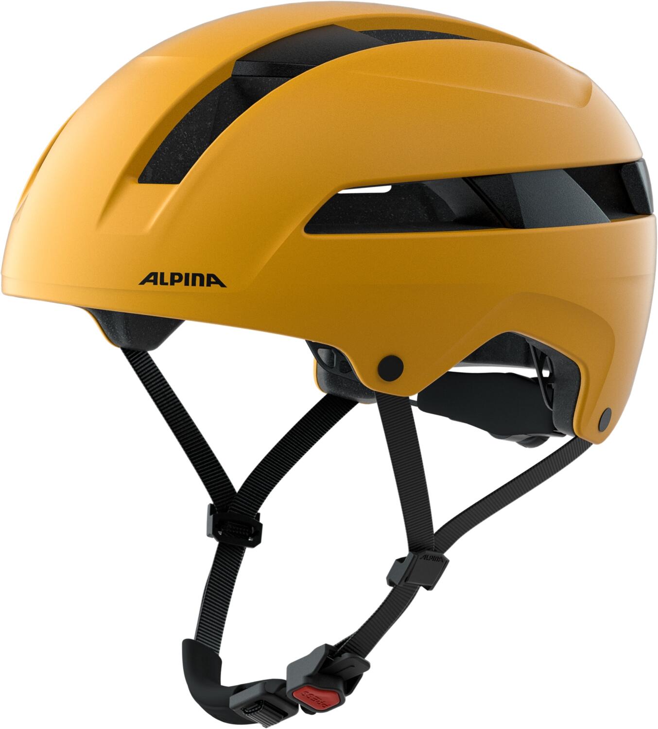 Alpina Soho City Fahrradhelm (55-59 cm, 45 burned/yellow matt) von Alpina