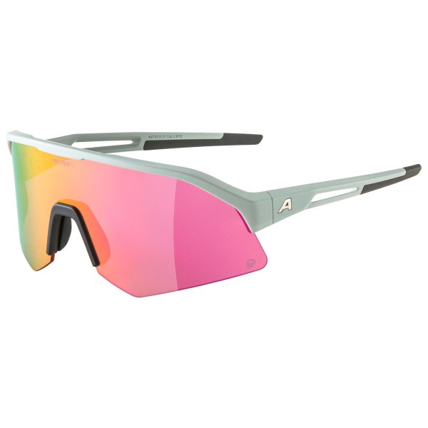 Alpina - Sonic HR Q Mirror Cat. 2 - Fahrradbrille rosa von Alpina