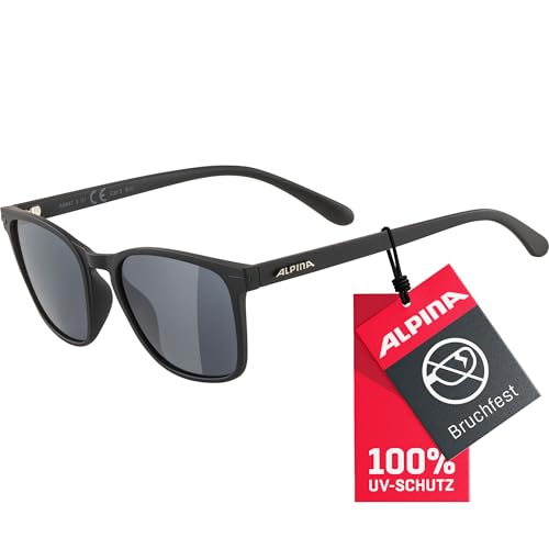 ALPINA YEFE - Verspiegelte und Bruchsichere Sonnenbrille Mit 100% UV-Schutz Für Erwachsene, all black matt, One Size ALPINA YEFE - Verspiegelte und Bruchsichere Sonnenbrille Mit 100% UV-Schutz Für Erwachsene, all black matt, One Size von ALPINA