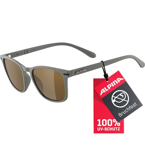 ALPINA YEFE - Verspiegelte und Bruchsichere Sonnenbrille Mit 100% UV-Schutz Für Erwachsene, moon-grey matt, One Size ALPINA YEFE - Verspiegelte und Bruchsichere Sonnenbrille Mit 100% UV-Schutz Für Erwachsene, moon-grey matt, One Size von ALPINA