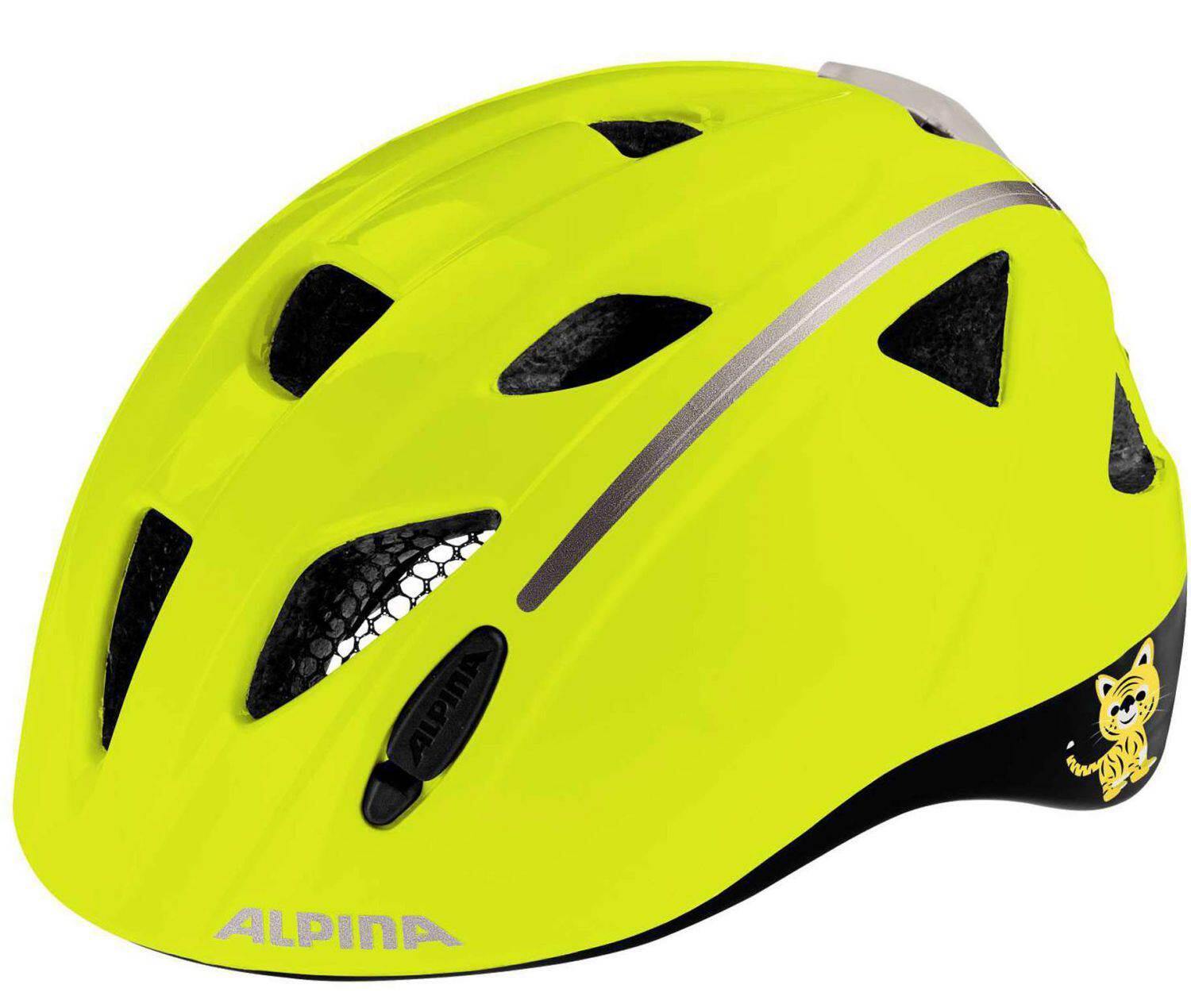 Alpina Ximo Flash Kinderfahrradhelm (49-54 cm, 40 be visible reflective) von Alpina