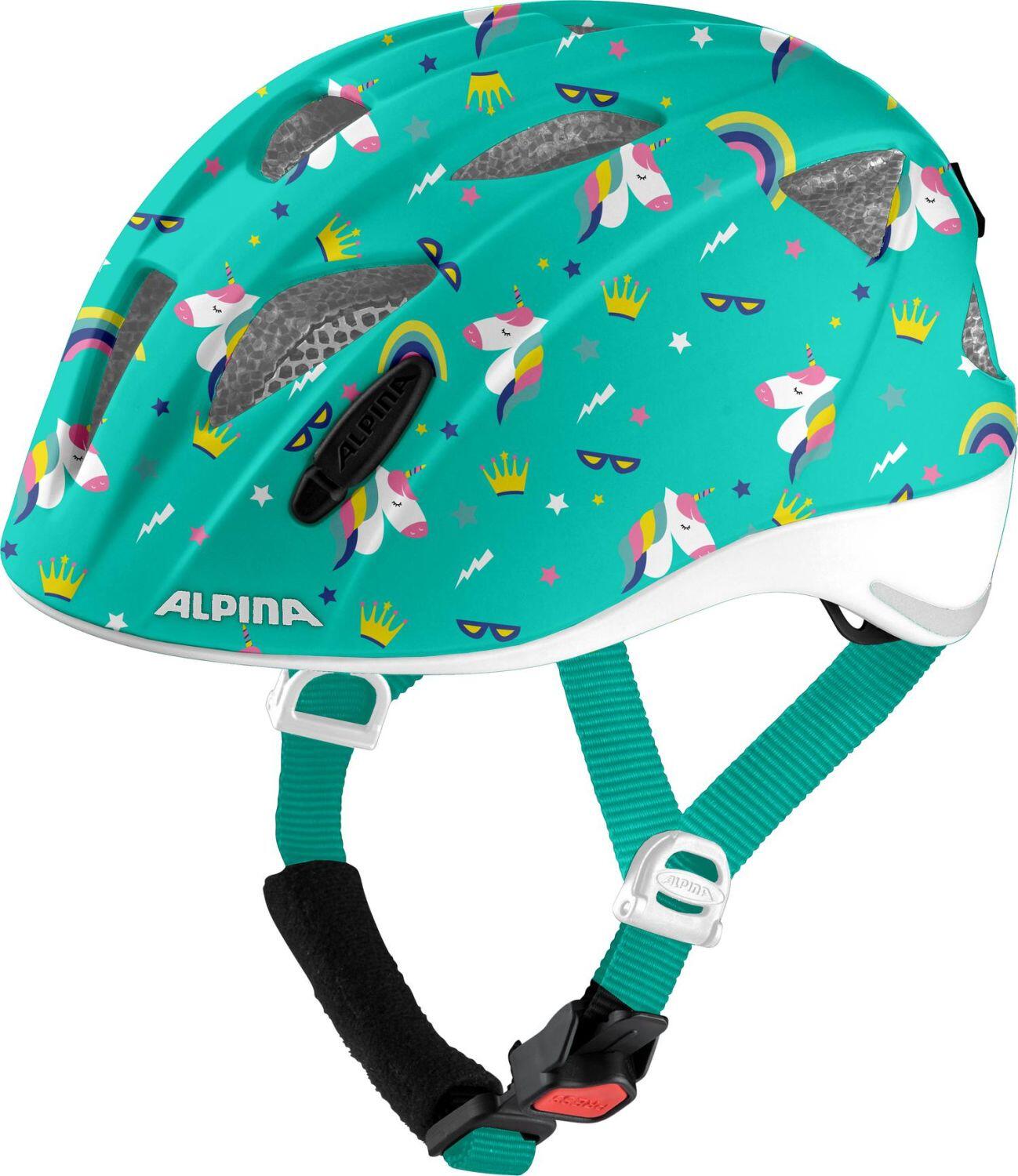 Alpina Ximo Flash Kinderfahrradhelm (49-54 cm, 56 unicorn gloss) von Alpina