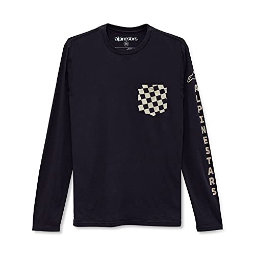 Alpinestars, Check Ls Tee, Kurzarm-Shirt, Schwarz, S, Mann Alpinestars, Check Ls Tee, Kurzarm-Shirt, Schwarz, S, Mann von Alpinestars