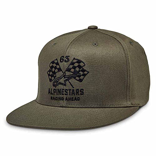 Alpinestars, Double Check Flatbill Hat, Baseball Kappe, Militär/Schwarz, LXL, Mann Alpinestars, Double Check Flatbill Hat, Baseball Kappe, Militär/Schwarz, LXL, Mann von Alpinestars