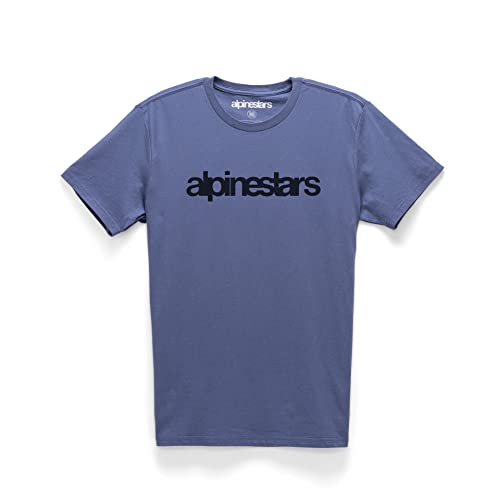 Alpinestars, Heritage Word Premium, T-Shirt, Blau, L, Mann von Alpinestars