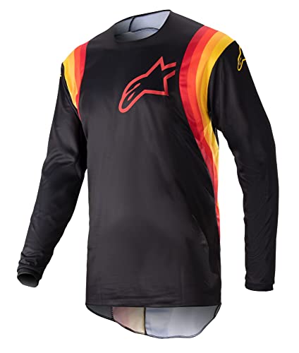 Alpinestars Jersey Fluid Schwarz Gr. 2XL von Alpinestars