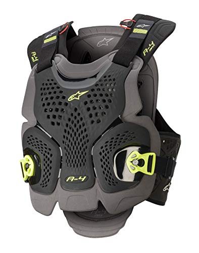 Alpinestars A-4 Max Brustprotektor (Black/Yellow,M/L) von Alpinestars