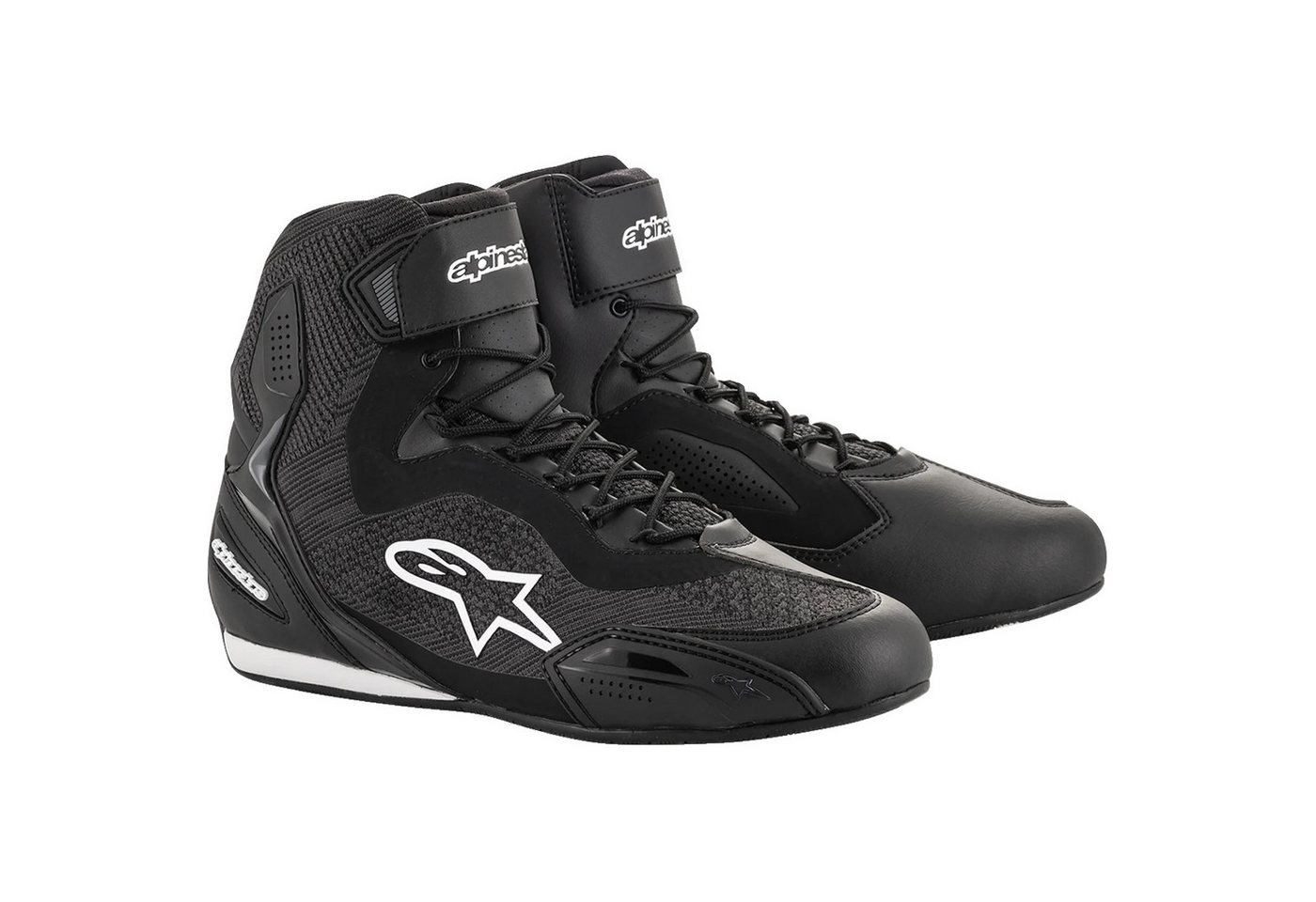 Alpinestars Alpinestars Faster-3 Rideknit schwarz 38 Motorradstiefel (Packung, Antistatische und Öl- und Benzinfeste Sohle) von Alpinestars