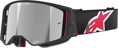 Alpinestars Brille Supertech Corp schwarz rot Mirror - MX Cross Motocross ATV MTB Off Road von Alpinestars