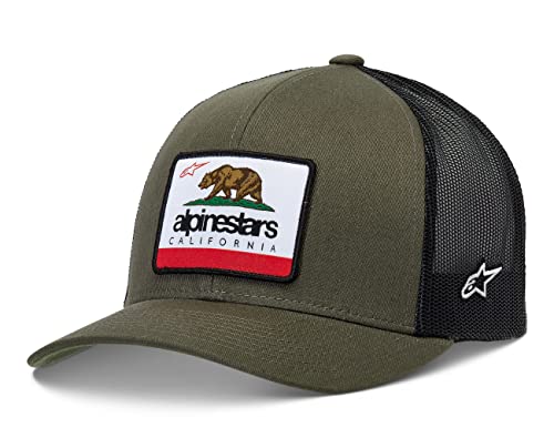 Alpinestars Herren Cali 2.0 Baseball Cap, Military Green/Black, Einheitsgröße EU von Alpinestars