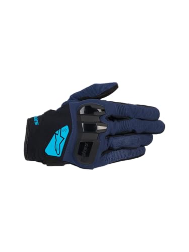 Alpinestars Chrome V2 Handschuhe, Urban Riding, verbesserte Flexibilität und Belüftung, Touchscreen-kompatibel, Größe 2XL, Dunkelblau/Hawaii-Ozean von Alpinestars