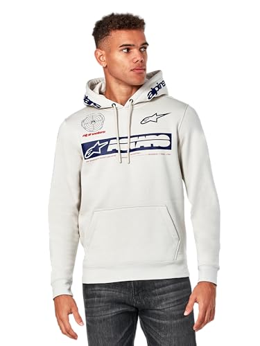 Alpinestars Conversion Hoodie Kapuzenpullover für Herren Fleece Sweatshirt mit Kapuze Weiß XL von Alpinestars