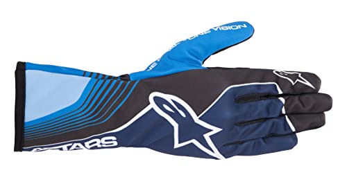 Alpinestars Handschuh Tech 1K Race V2 Future dunkelblau/blau (L), schwarz / blau von Alpinestars