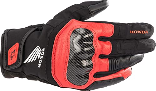 Alpinestars Honda SMX Z Drystar Motorradhandschuhe (Black/Red,M) von Alpinestars