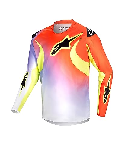 Alpinestars Kids MX Jersey Racer Weiß Gr. L von Alpinestars