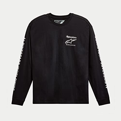 Alpinestars LS AUTHENTICATED Tee, Herren Longsleeve, Langarmshirt Shirt mit Rundhalsausschnitt, Langes T-Shirt mit Langen Ärmeln, Baumwolle von Alpinestars