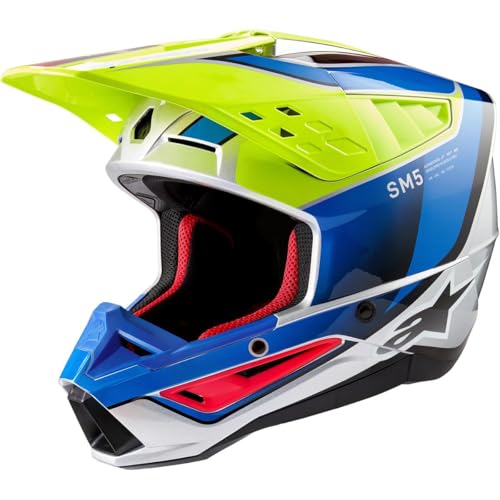 Alpinestars Motocross-Helm S-M5 Gelb Gr. L von Alpinestars