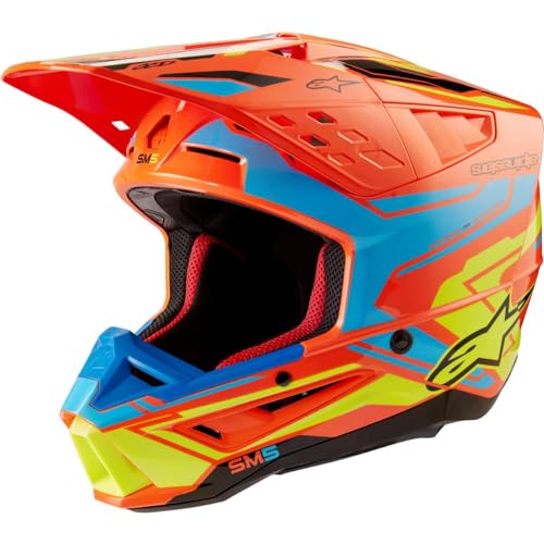 Alpinestars Motocross-Helm S-M5 Orange Gr. L Alpinestars Motocross-Helm S-M5 Orange Gr. L von Alpinestars