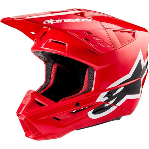 Alpinestars Unisex – Erwachsene Motocross Helm Sm-5, rot, L Alpinestars Unisex – Erwachsene Motocross Helm Sm-5, rot, L von Alpinestars