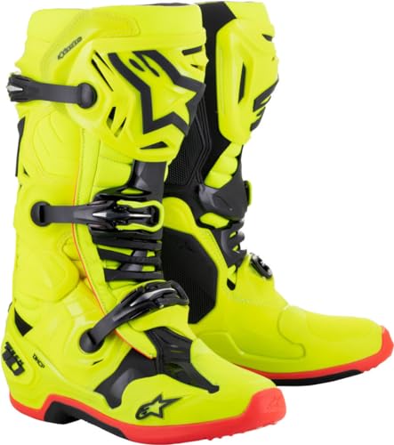 Alpinestars Motocross-Stiefel Tech 10 Gelb Gr. 43 von Alpinestars