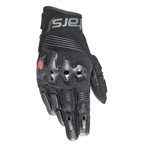 Alpinestars Motorradhandschuhe kurz Motorrad Handschuh Halo LT Handschuh kurz schwarz XXL, Herren, Enduro/Adventure, Ganzjährig, Leder/Textil von Alpinestars