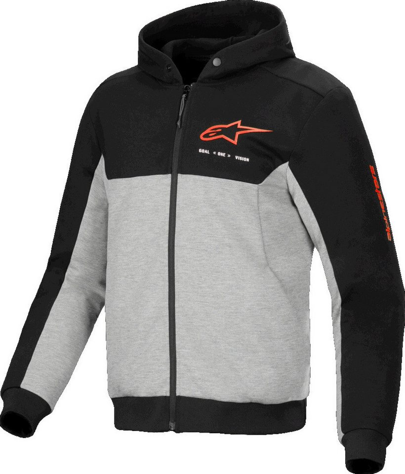Alpinestars Motorradjacke Chrome V2 Duo Sport Motorrad Zip Hoodie Alpinestars Motorradjacke Chrome V2 Duo Sport Motorrad Zip Hoodie von Alpinestars