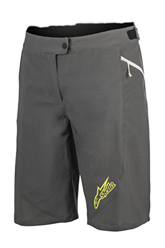 Alpinestars Stella Pathfinder Shorts Dark Shadow Acid Yellow, 28 von Alpinestars