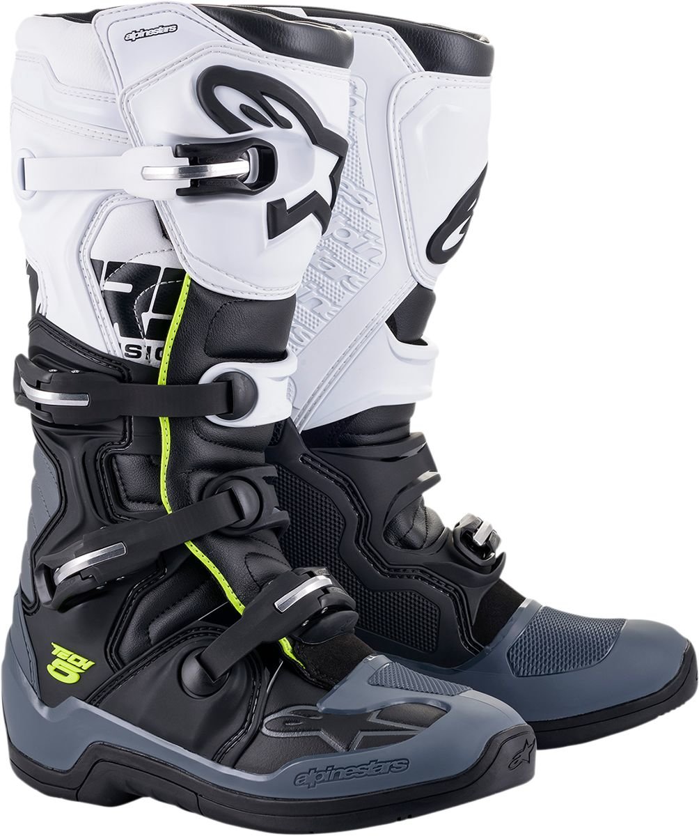 Alpinestars Stiefel Tech5 Bk/Gy/Wt von Alpinestars